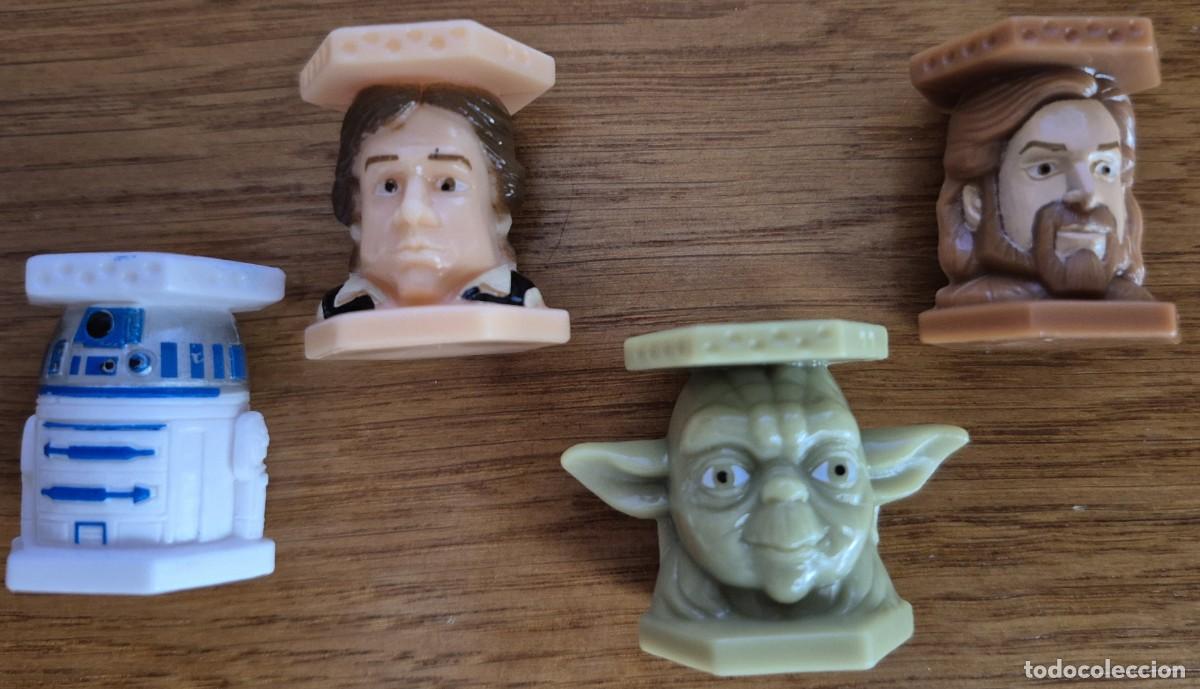 Figuras de Goma y PVC: Abaton Panini Star Wars YODA HAN SOLO OBI WAN KENOBI R2-D2