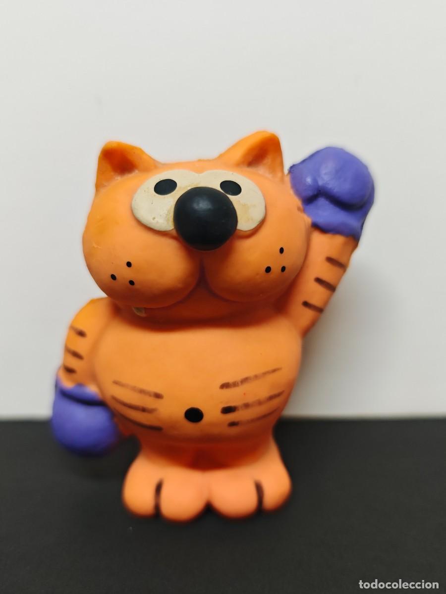 Figuras de Goma y PVC: FIGURA DE GOMA CON PITO GATO ISIDORO MADE EN SPAIN A&Ntilde;OS 80