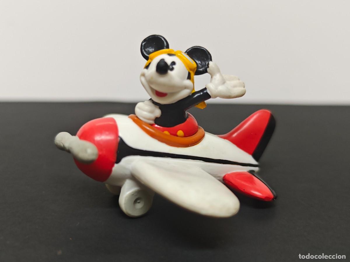 Figuras de Goma y PVC: FIGURA DE PVC MICKEY EN AVIONETA MARCA APPLAUSE 1990 TODO ES PVC