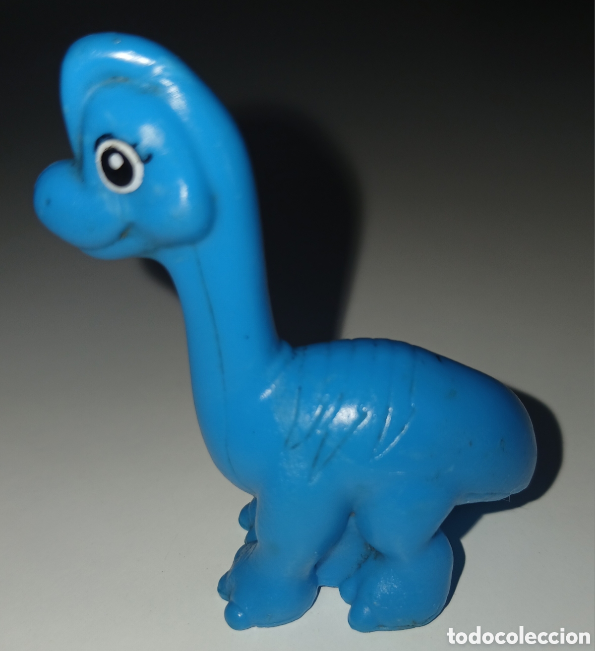 Figuras de Goma y PVC: Figura vintage PVC Dinosaurio Apatosaurio Azul - Spin Master (SML) Vietnam - Ref 16776