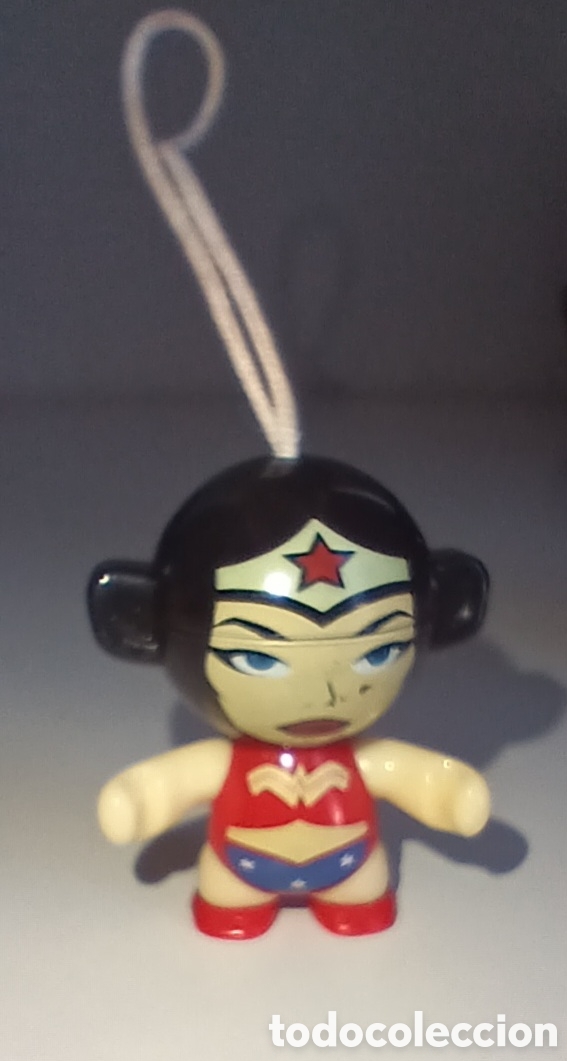 Figuras de Goma Kinder: Figura PVC Wonder Woman - Twistheads DC Justice League - Kinder Sorpresa (SD317)