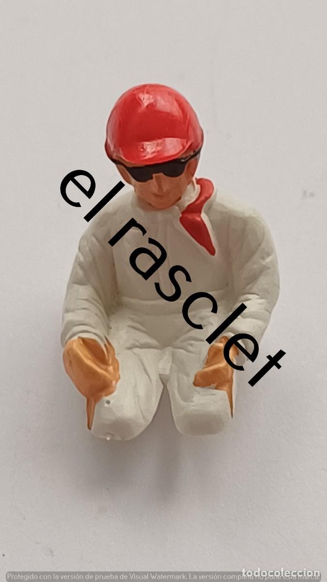 Figuras de Borracha e PVC: FIGURA PILOTO O COPILOTO COCHE SCALEXTRIC