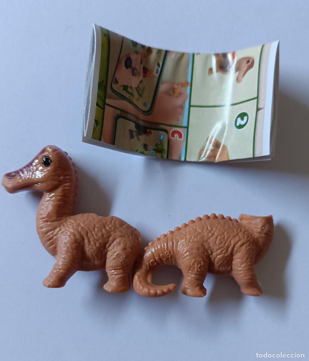 Figuras de Goma Kinder: vc dinosaurio dino natoons kinder 2026 bpz papel completo figura mu&ntilde;eco 108