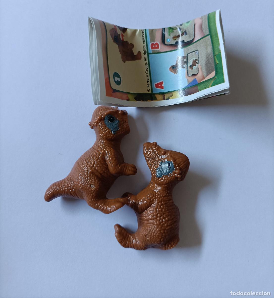 Figuras de Goma Kinder: vc dinosaurio dino natoons kinder 2026 bpz papel completo figura mu&ntilde;eco 114