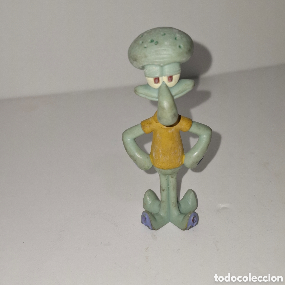 Figuras de Goma y PVC: BULLY FIGURA DE PVC MADE IN GERMANY CALAMARDO PERSONAJE DE BOB ESPONJA