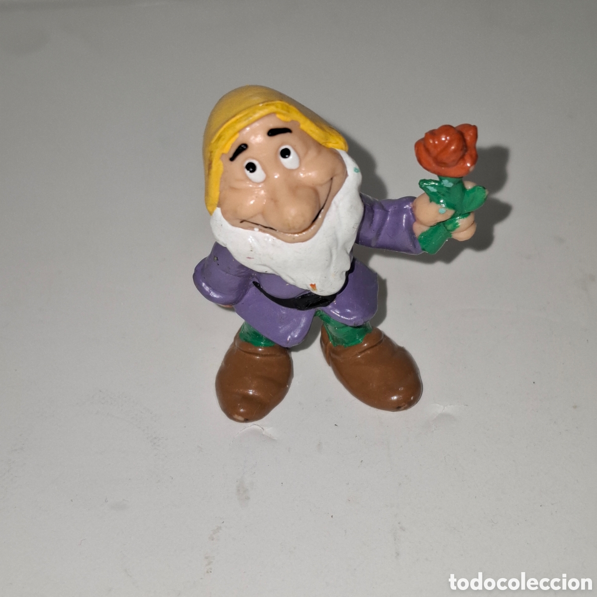 Figuras de Goma y PVC: WALT DISNEY FIGURA DE PVC MADE IN GERMANY BULLY A&Ntilde;OS 90 ENANITO DE BLANCANIEVES