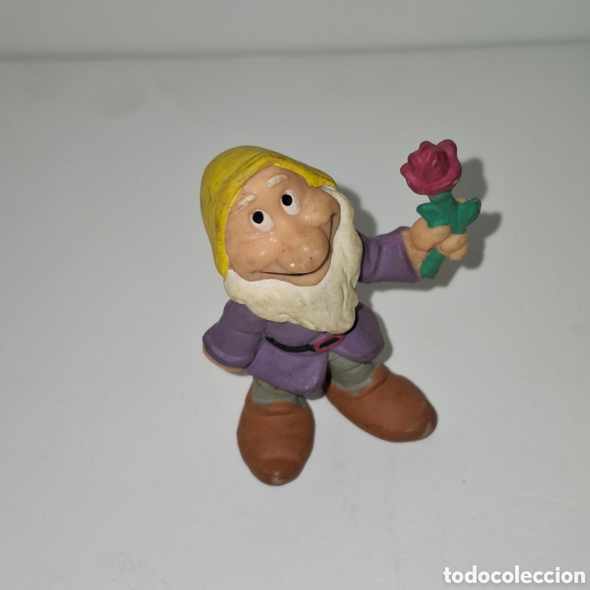 Figuras de Goma y PVC: WALT DISNEY FIGURA DE PVC MADE IN GERMANY BULLY A&Ntilde;OS 90 ENANITO DE BLANCANIEVES