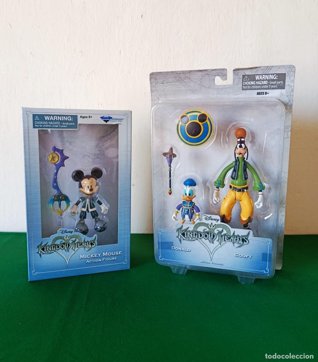 Figuras de Goma y PVC: Kingdom Hearts Disney Select Series 1 Goofy Donald e Mickey Mouse
