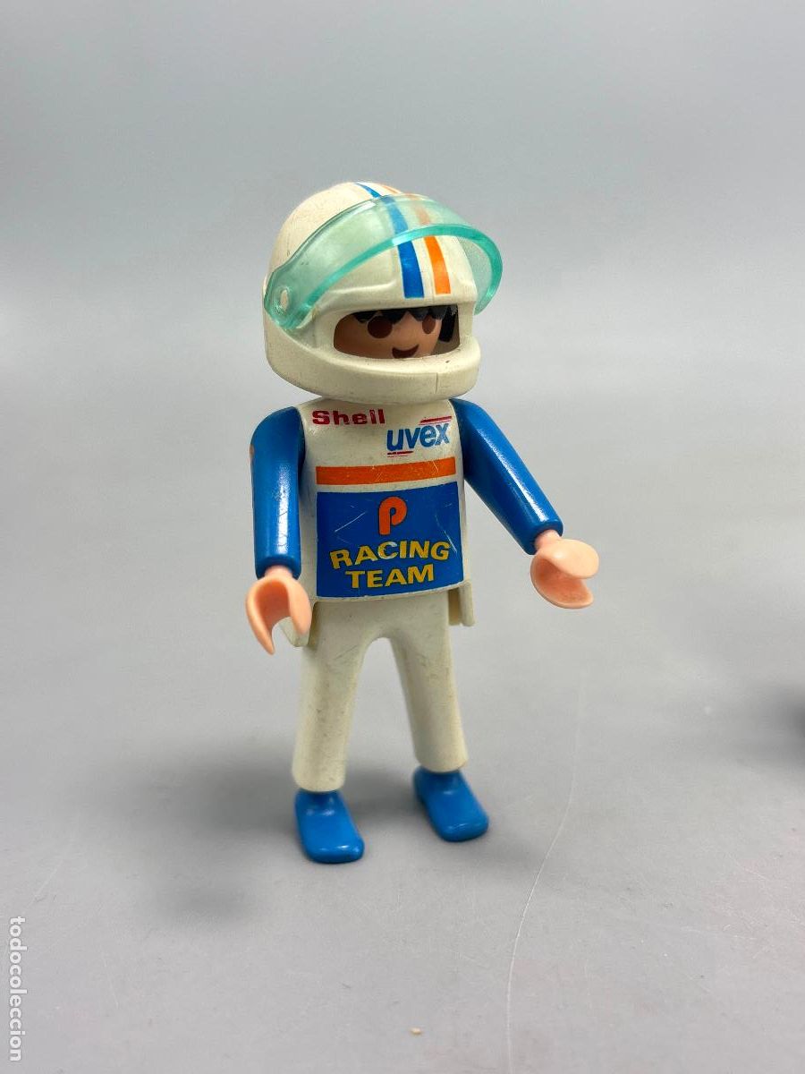 Figuras de Goma y PVC: Playmobil 3738 conductor formula 1