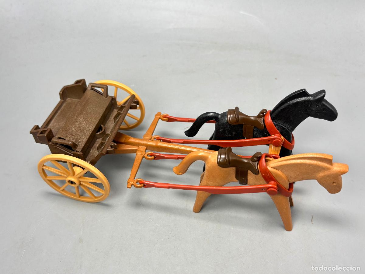 Figuras de Goma y PVC: PLAYMOBIL 3729 carro artiller&iacute;a NORDISTA