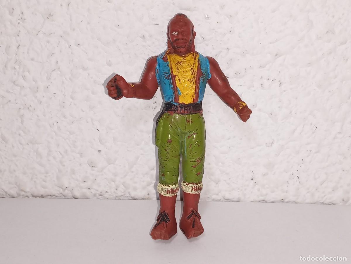Figuras de Goma y PVC: ANTIGUA FIGURA BOOTLEG DE GOMA DE MA BARRACUS MISTER T EL EQUIPO A A&Ntilde;OS 80