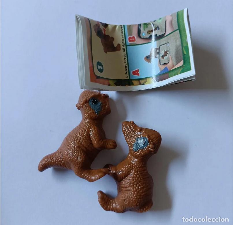 Figuras de Goma Kinder: vc dinosaurio dino natoons kinder 2026 bpz papel completo figura mu&ntilde;eco 114