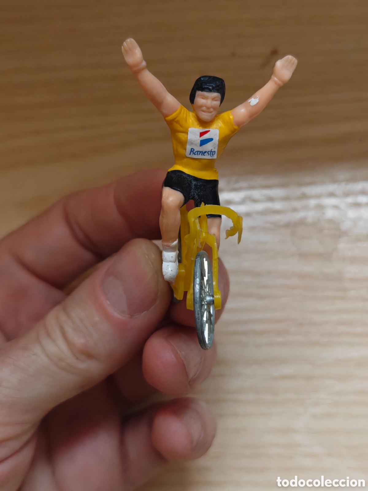 Figuras de Goma y PVC: FIGURA MIGUEL INDURAIN DEL SET/CAJA GUISVAL CICLISMO BANESTO TOUR DE FRANCE DIORAMA CICLISTAS
