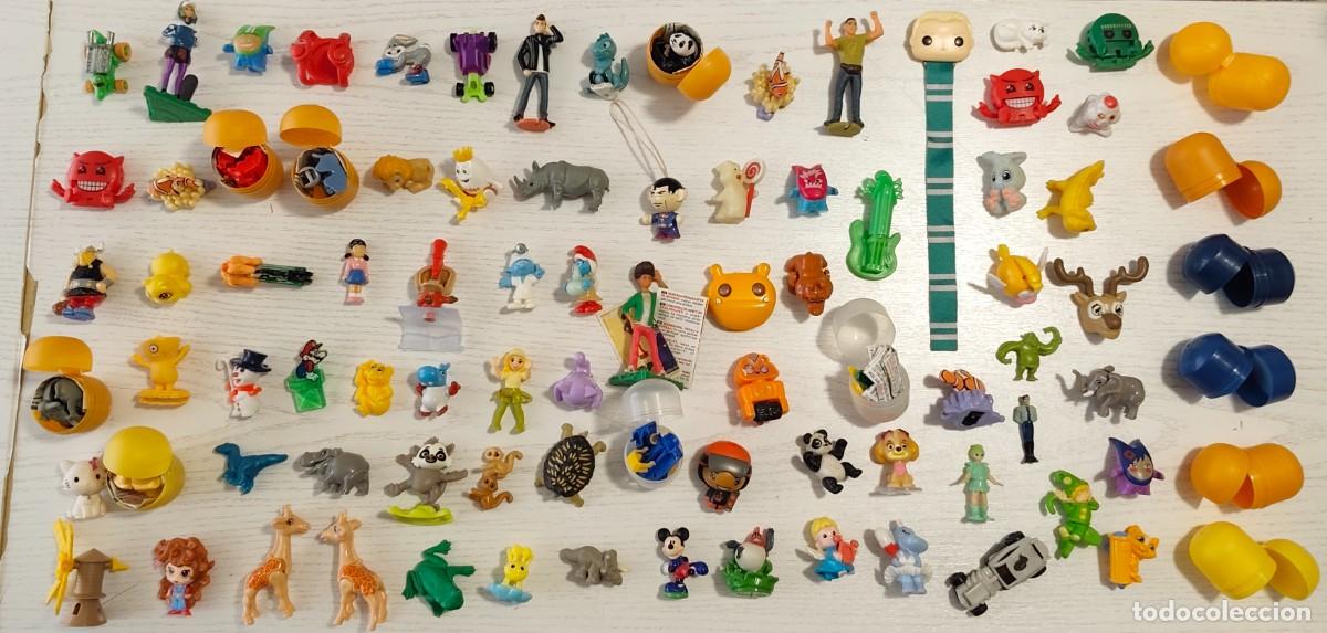 Figuras de Goma Kinder: LOTE DE 81 FIGURAS KINDER (TAL Y COMO SE VEN EN LAS IM&Aacute;GENES)
