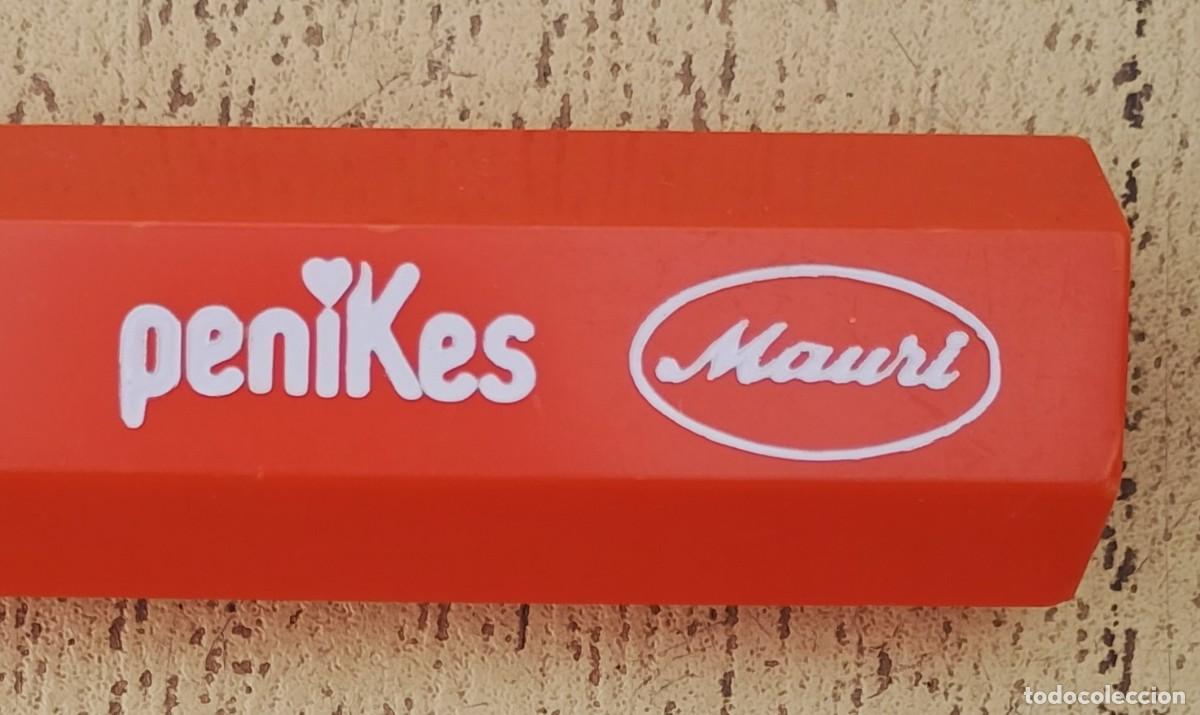 Figuras de Goma y PVC: Dunkin Antiguo Bote Caramelos con Forma de L&aacute;piz Penikes Mauri