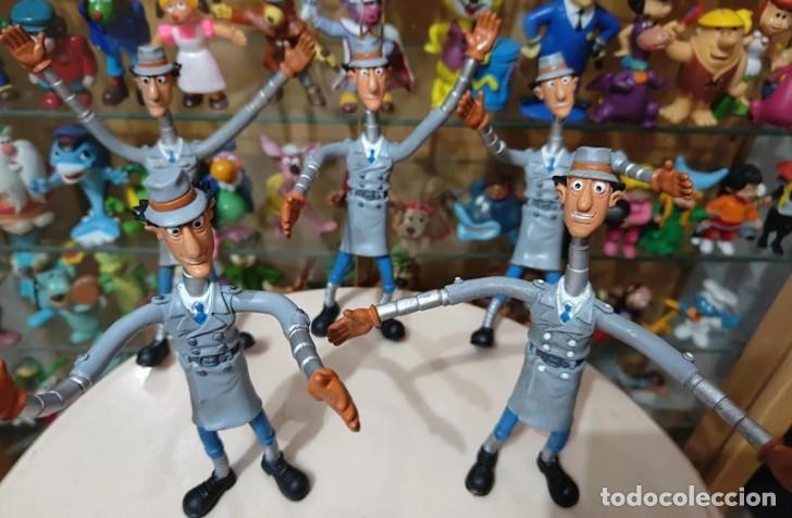 Figuras de Goma y PVC: 5 de figuras goma pvc original Comics Spain a&ntilde;os 80 Inspector Gadget