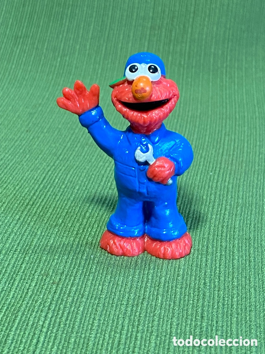 Figuras de Goma y PVC: Figura Elmo mec&aacute;nico. Barrio S&eacute;samo. Los tele&ntilde;ecos.