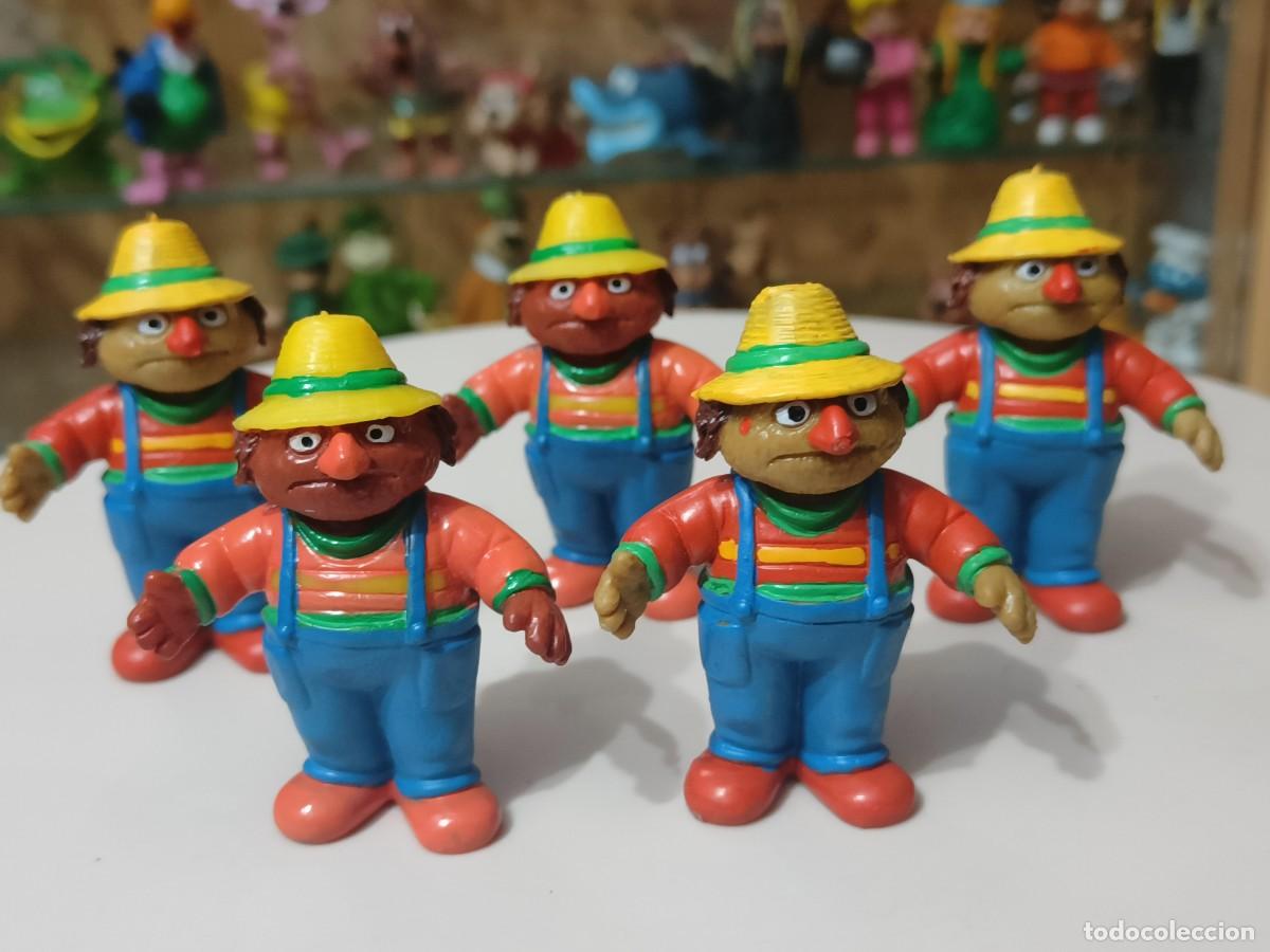 Figuras de Goma y PVC: Ocasion coleccionistas ! 5 Figuras goma pvc Original a&ntilde;os 80 Comics Spain Don Pinpon Barrio S&eacute;samo