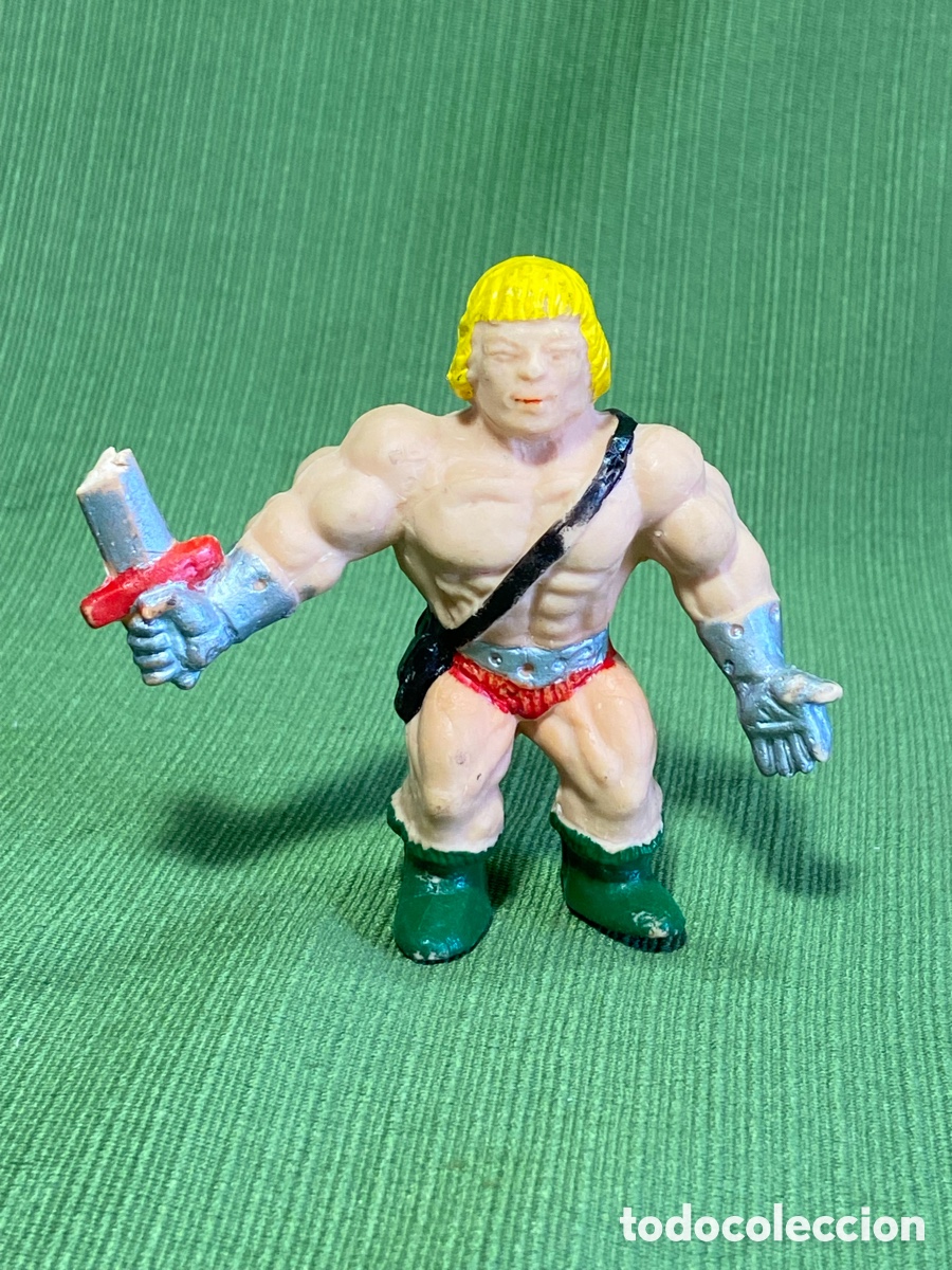 Figuras de Goma y PVC: Figura de goma o pvc Bootleg de He-man. M&aacute;sters del universo.