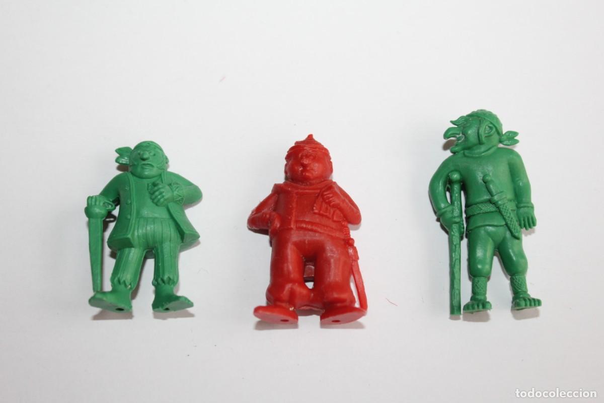 Figuras de Goma y PVC: DUNKIN - COLECCION 3 FIGURAS PIRATAS TITO