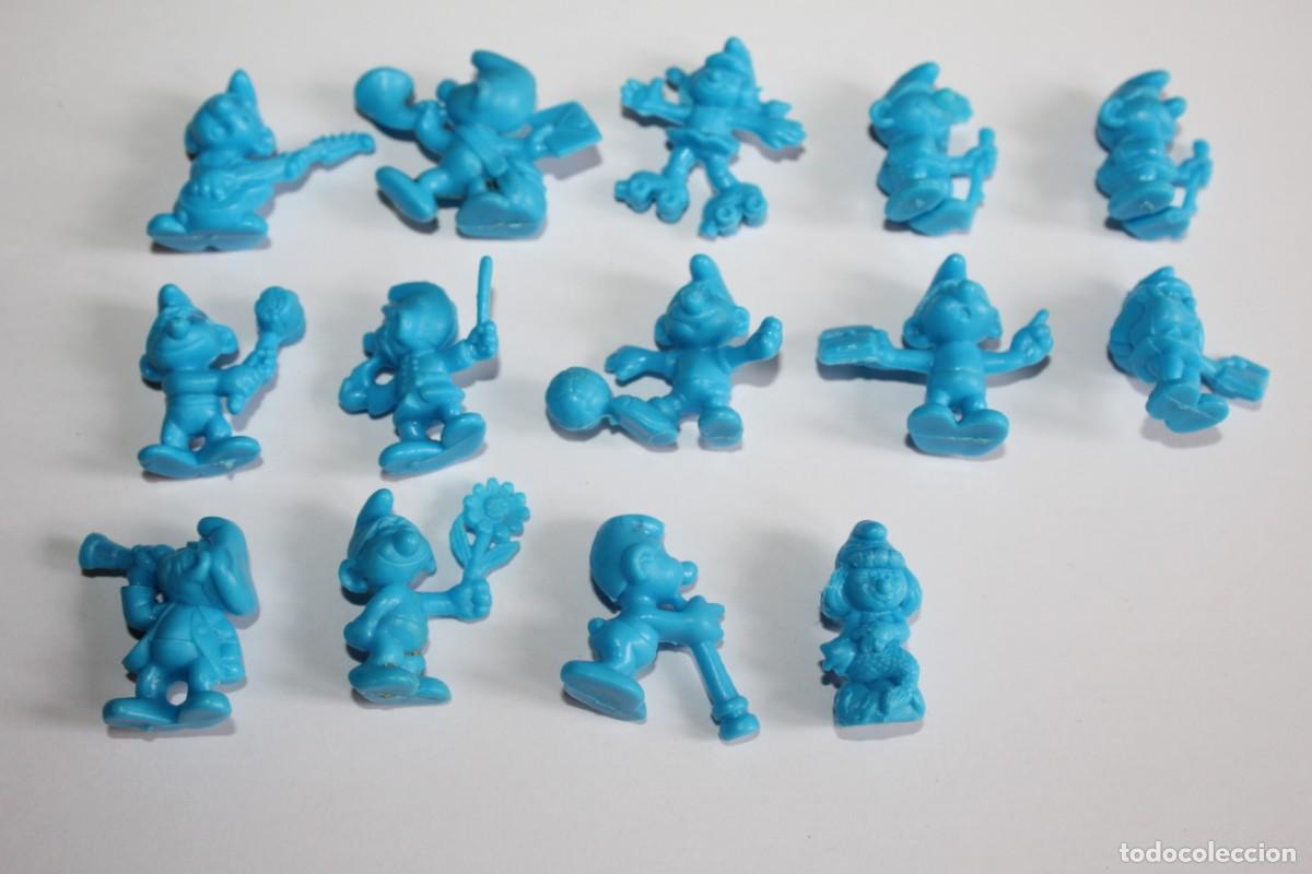 Figuras de Goma y PVC: DUNKIN - COLECCION 14 FIGURAS PITUFOS PEYO