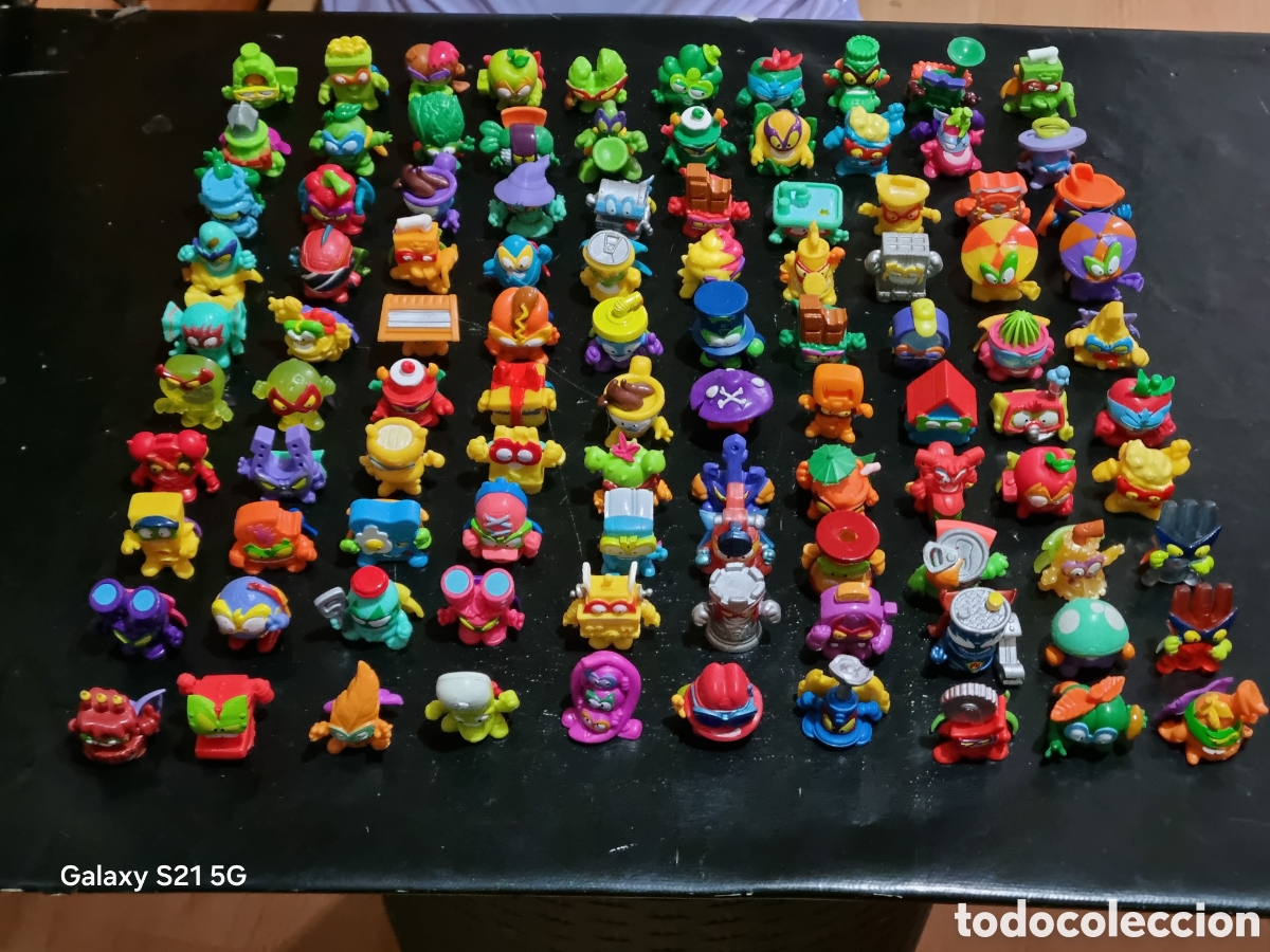 Figuras de Goma y PVC: LOTE DE 100 SUPERZINGS SIN REPETIR