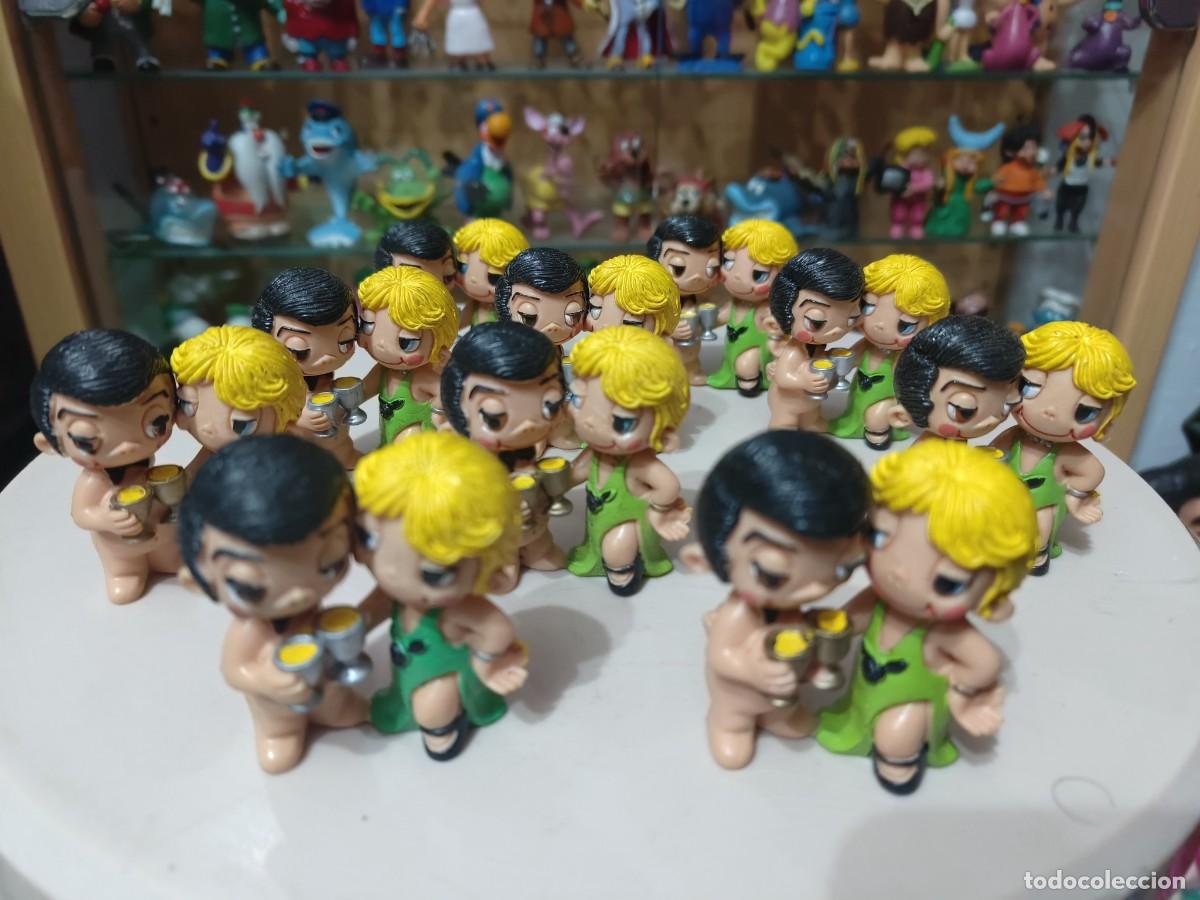 Figuras de Goma y PVC: Ocasion Lote 10 figuras nunca jugadas goma pvc comics spain 1988 Minikim Love is