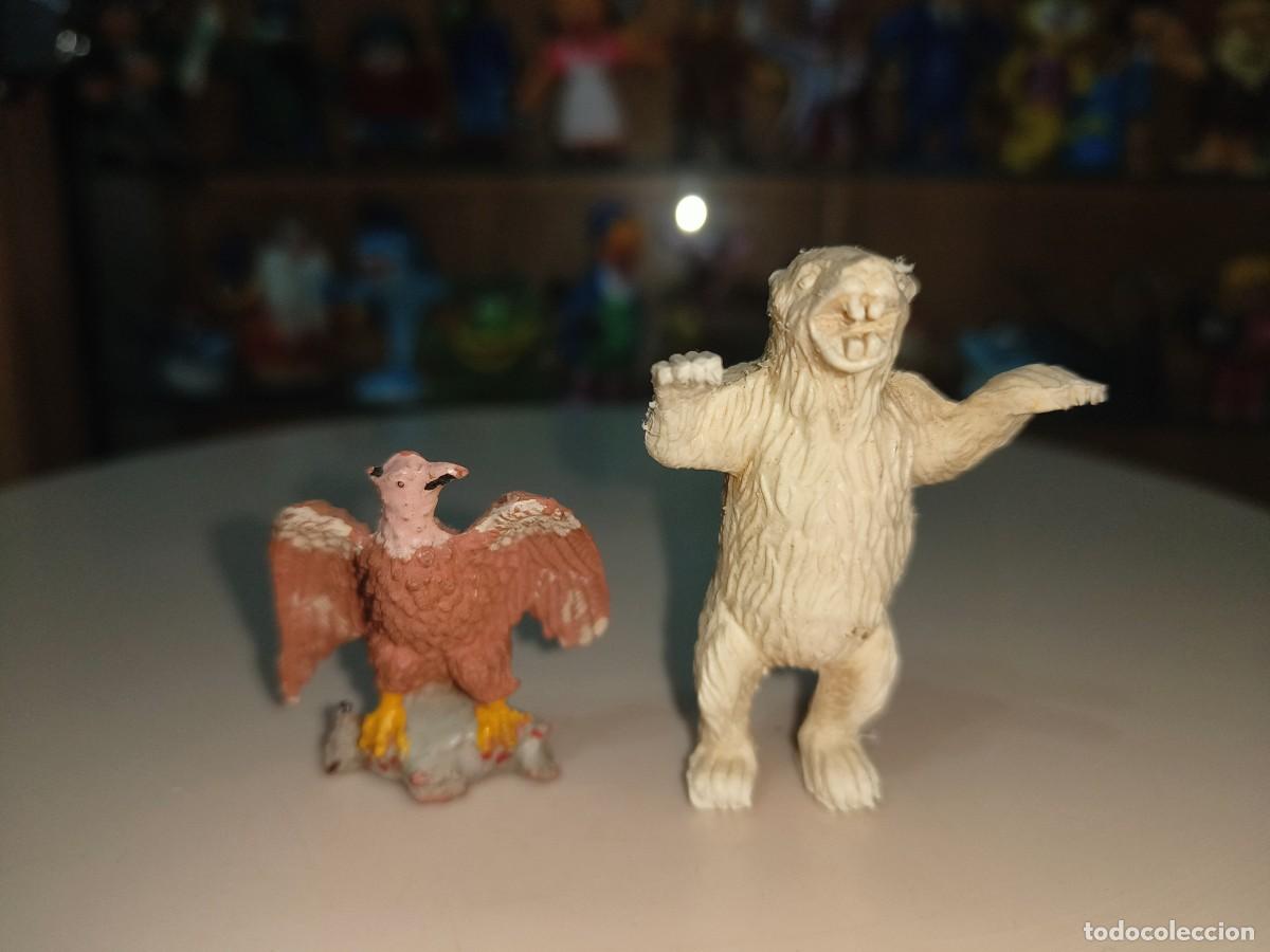 Figuras de Goma y PVC: Ocasion! antiguas figuras Oso polar + &aacute;guila Imperial a&ntilde;os 70 80 Lafredo pipedo jecsan alca capell ?