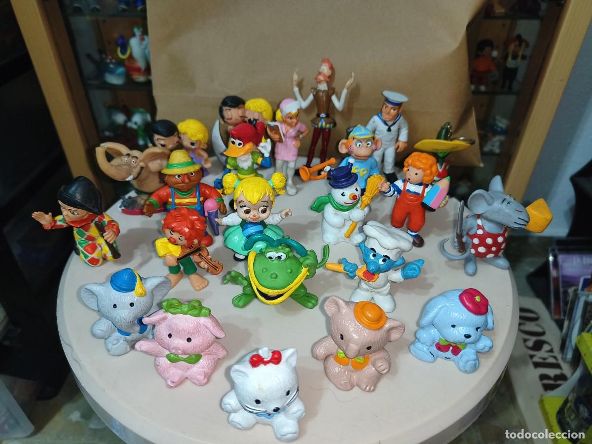 Figuras de Goma y PVC: Ocasion ! lote 24 figuras nuevas sin uso goma pvc vintage a&ntilde;os 80 Comics Spain