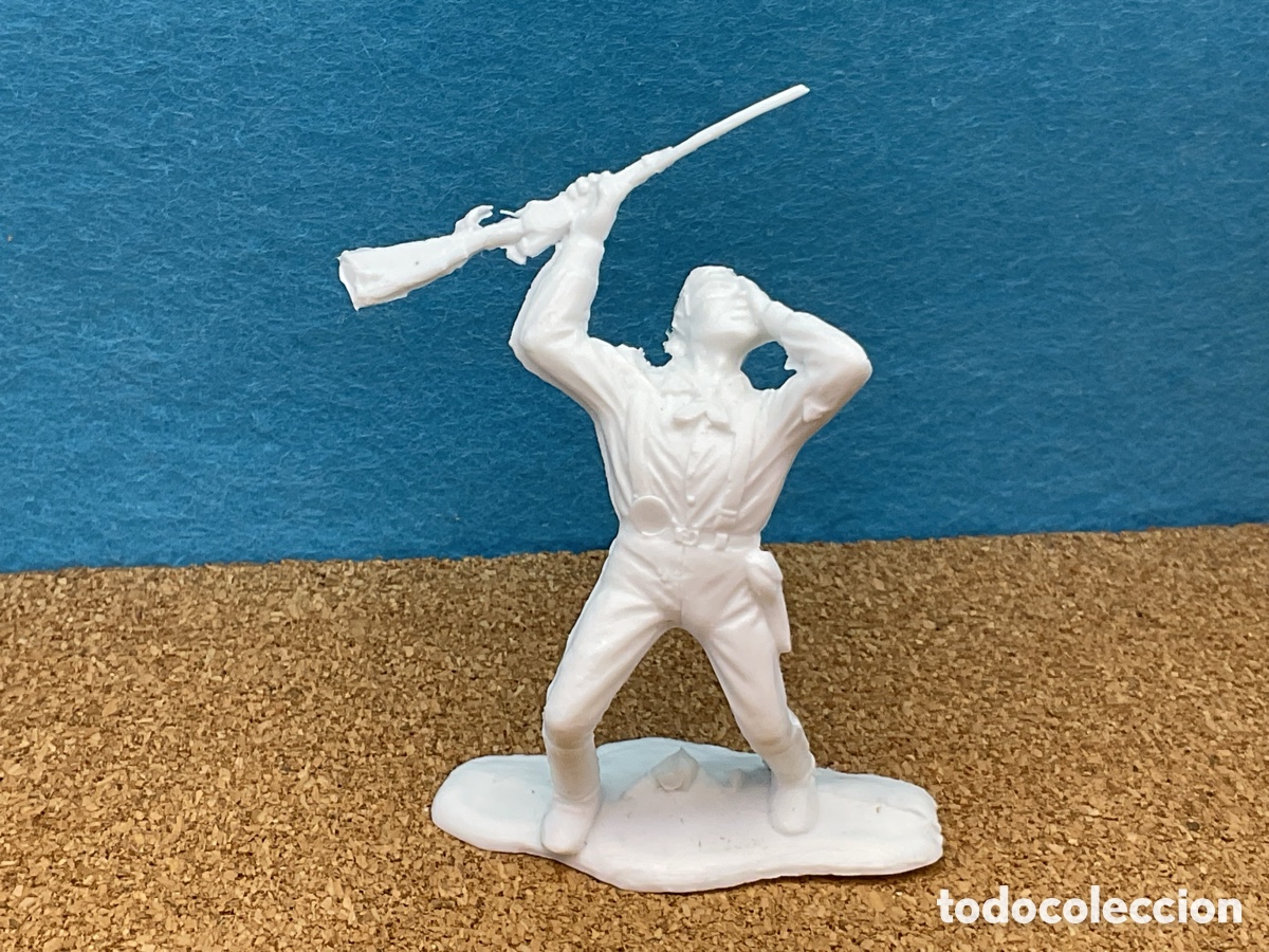 Figuras de Goma y PVC: ANTIGUA FIGURA DEL OESTE EN PL&Aacute;STICO. SERIE LA BATALLA DE LITTLE BIGHORN . FABRICADA POR GOMARSA.