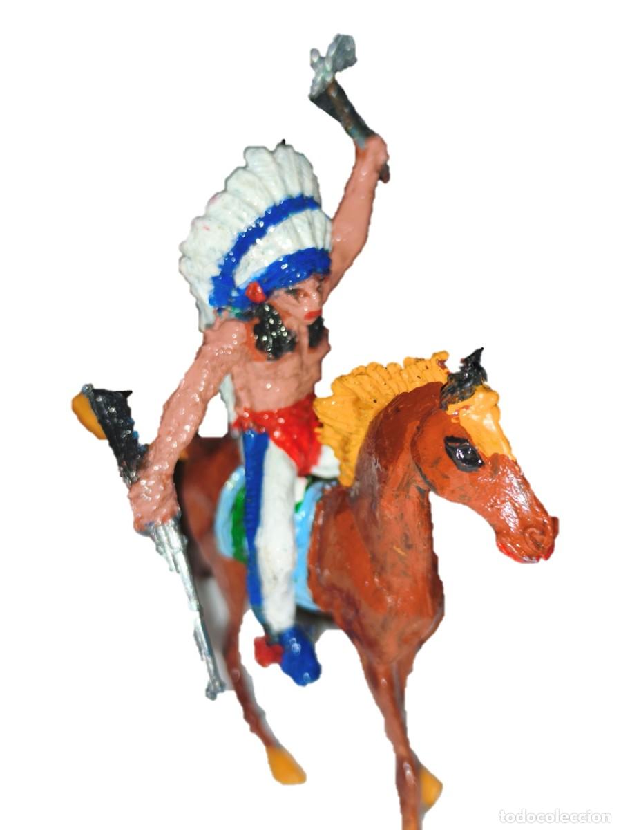 Figuras de Goma y PVC: LOTE DE INDIOS Y VAQUEROS