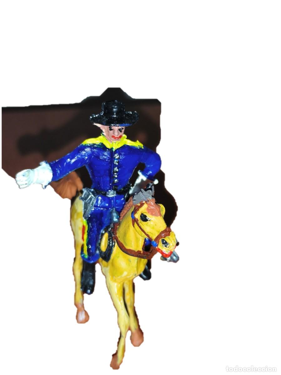 Figuras de Goma y PVC: LOTE DE INDIOS Y VAQUEROS