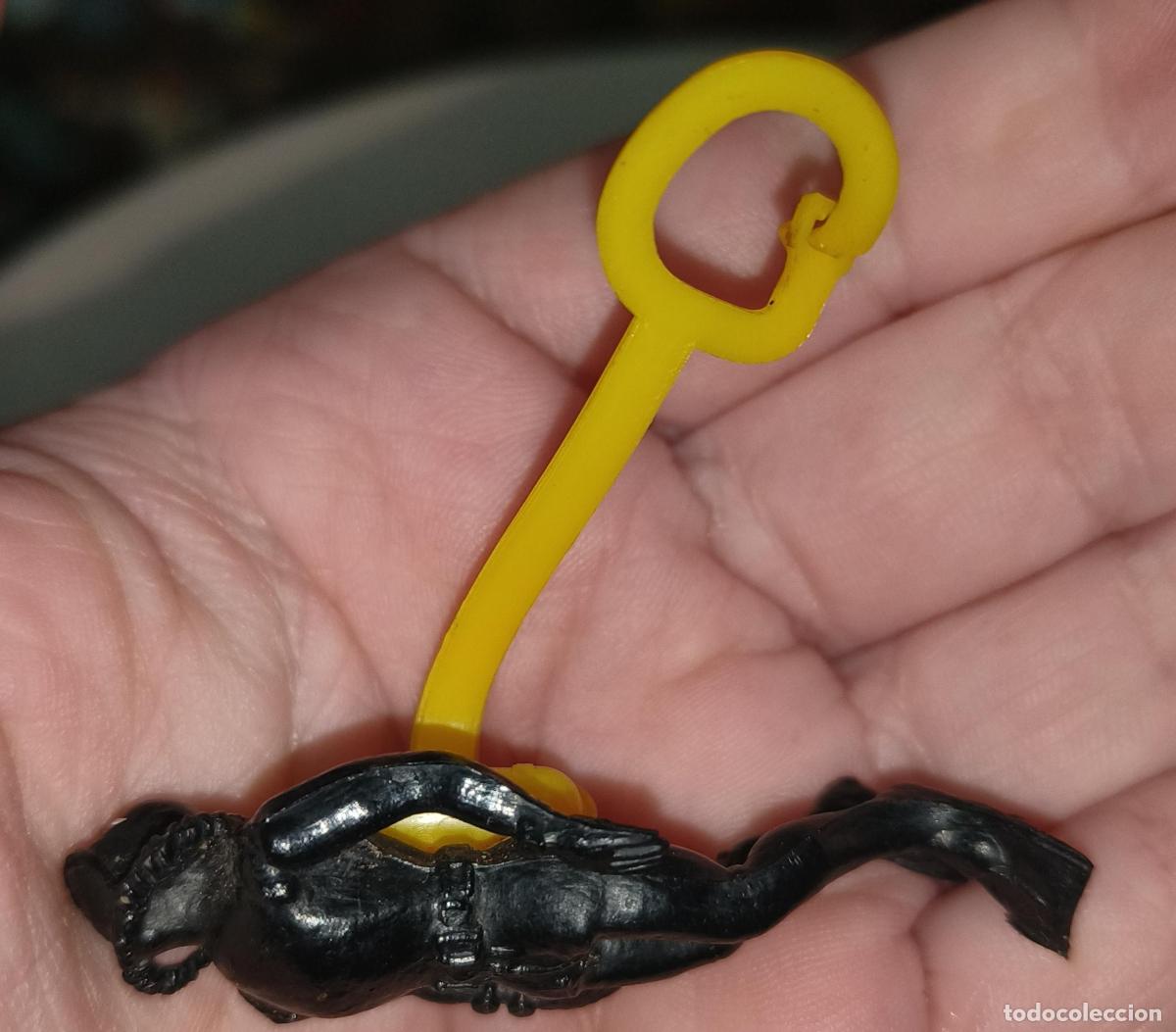 Figuras de Goma y PVC: Buzo a&ntilde;os 80 Hombre rana Submarinista Jacques Cousteau Mundo Submarino miniatura tipo Nemrod