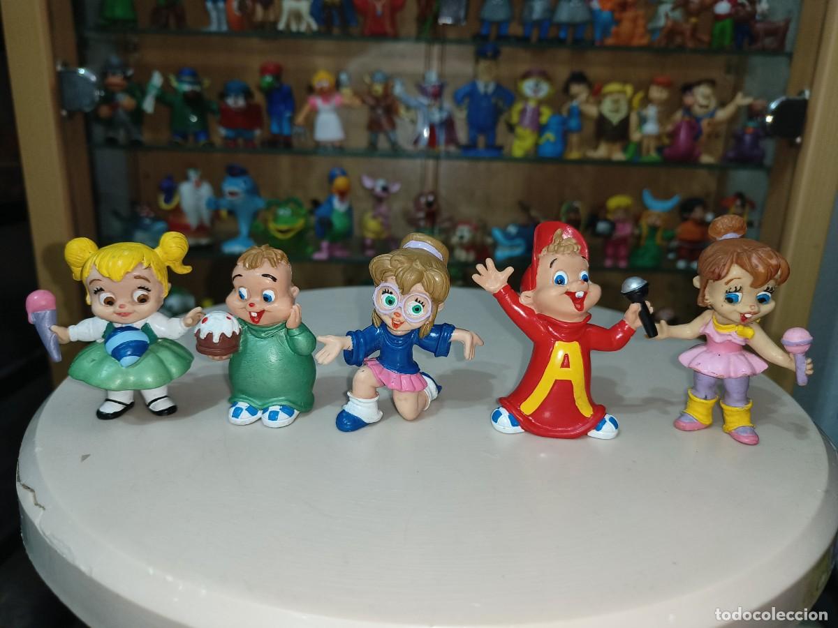 Figuras de Goma y PVC: Ocasion coleccionistas ! 5 Figuras goma pvc Alvin y las ardillas comics spain 1992