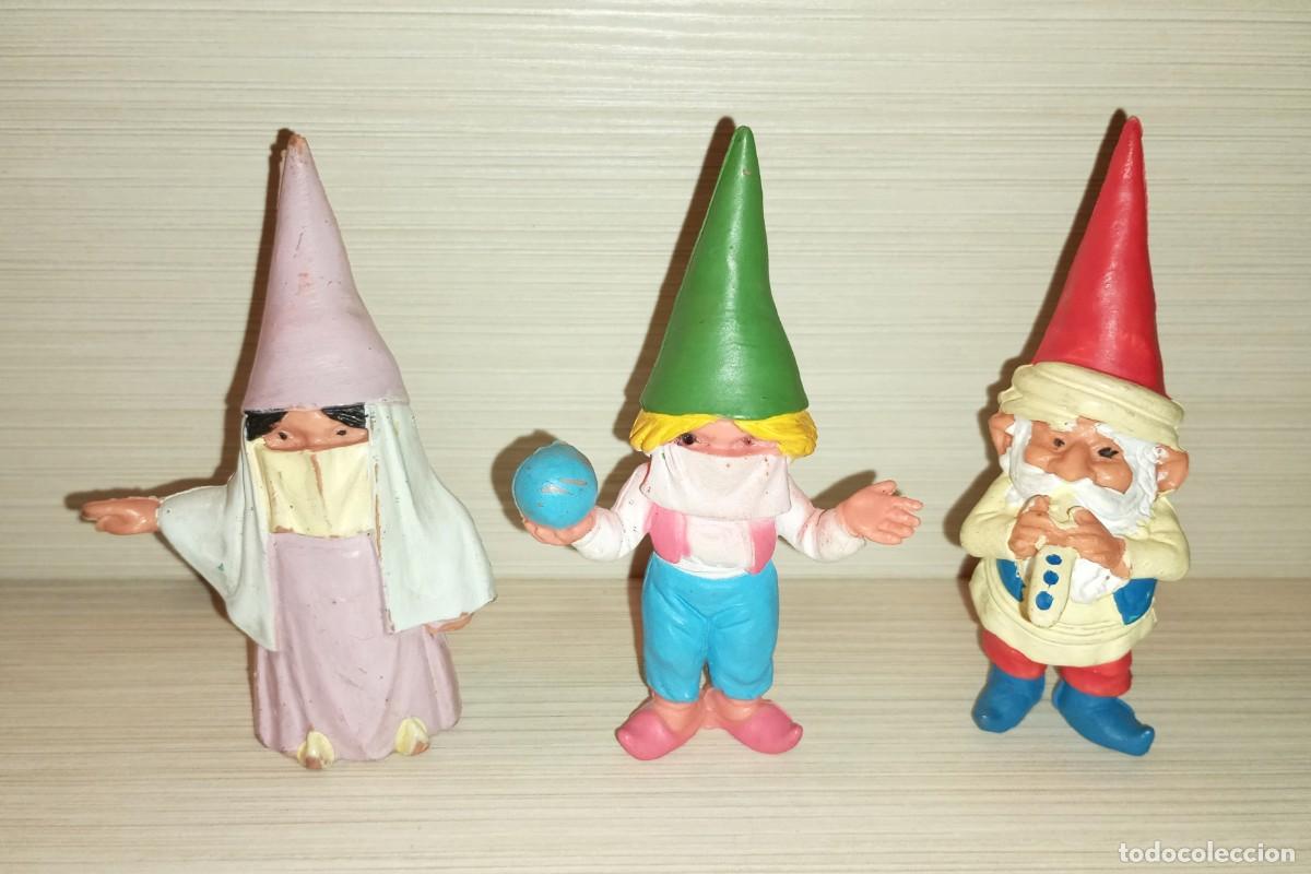 Figuras de Goma y PVC: David el Gnomo figuras de pvc Star Toys BRB a&ntilde;os 80 Lote de 3 Gnomos Arabes La llamada de los gnomos