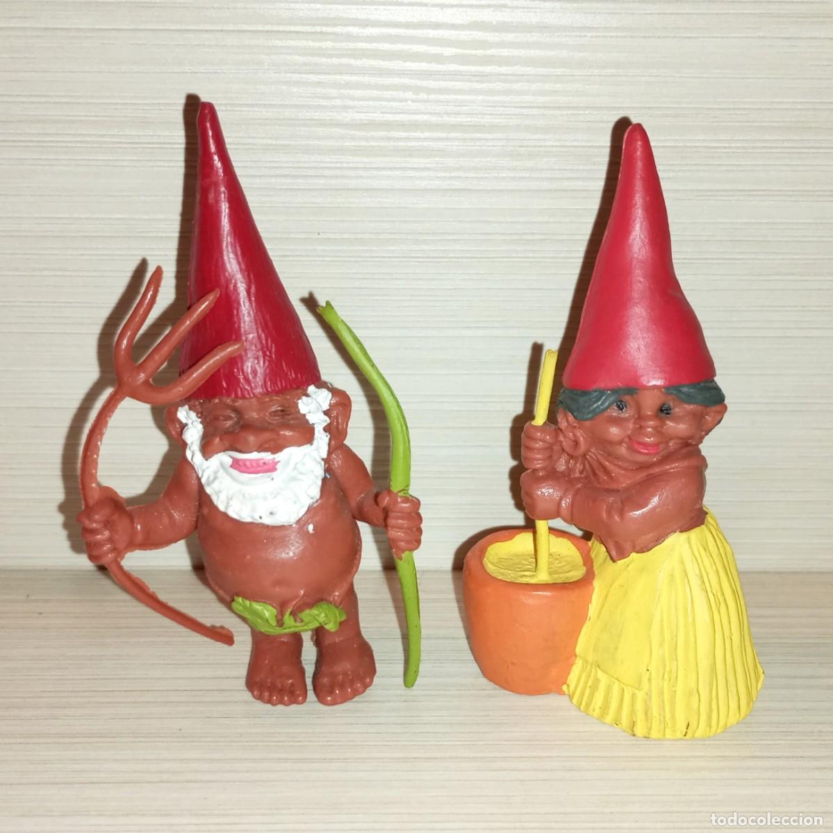 Figuras de Goma y PVC: David el Gnomo figuras pvc Star Toys BRB Lote 2 Gnomos Pareja Africana La llamada de los gnomos