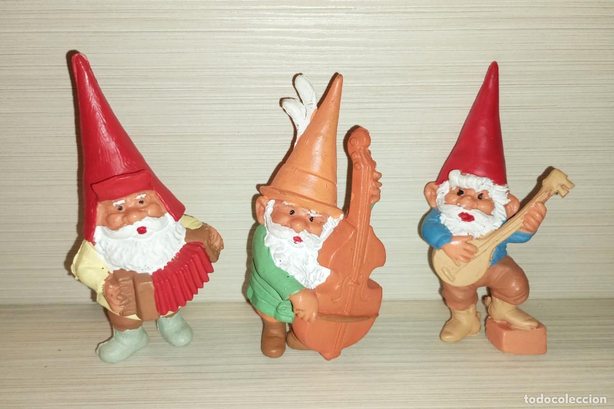 Figuras de Goma y PVC: David el Gnomo figuras pvc Star Toys BRB a&ntilde;os 80 Lote de 3 Gnomos Musicos La llamada de los gnomos