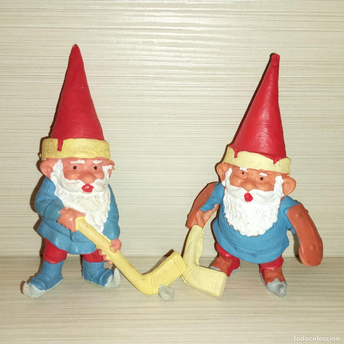 Figuras de Goma y PVC: David el Gnomo figuras de pvc Star Toys BRB a&ntilde;os 80 Lote de 2 Gnomos Hockey La llamada de los gnomos