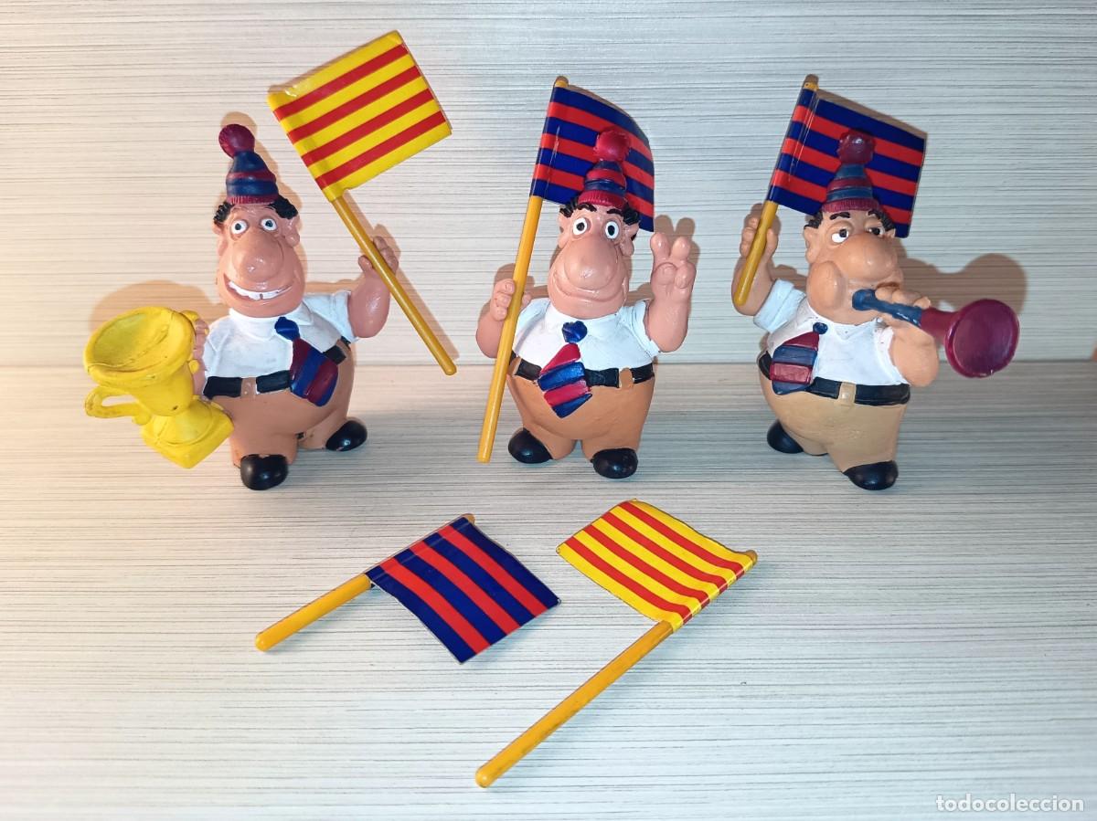 Figuras de Goma y PVC: Lote Completo Coleccion Completa 3 figuras pvc Jordi Cul&eacute; Star Toys Bar&ccedil;a Futbol FC Barcelona 90s