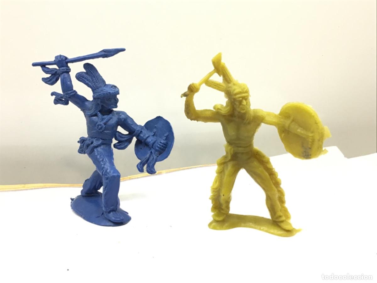 Figuras de Goma y PVC: FIGURA INDIO OESTE FAR WEST posible reamsa jecsan comansi lafredo britains elastolin