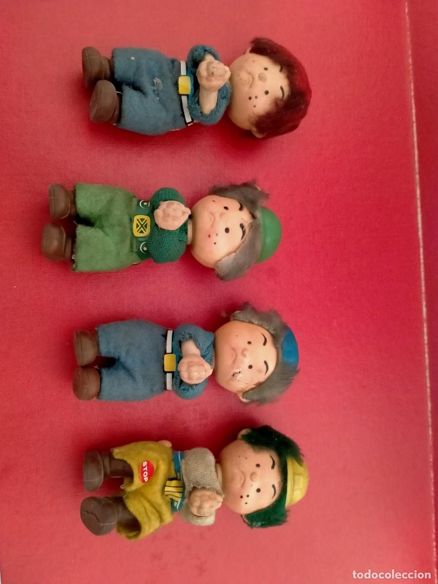 Figuras de Goma y PVC: figurasde mu&ntilde;ecos cara alegre cara triste a&ntilde;os 70-80