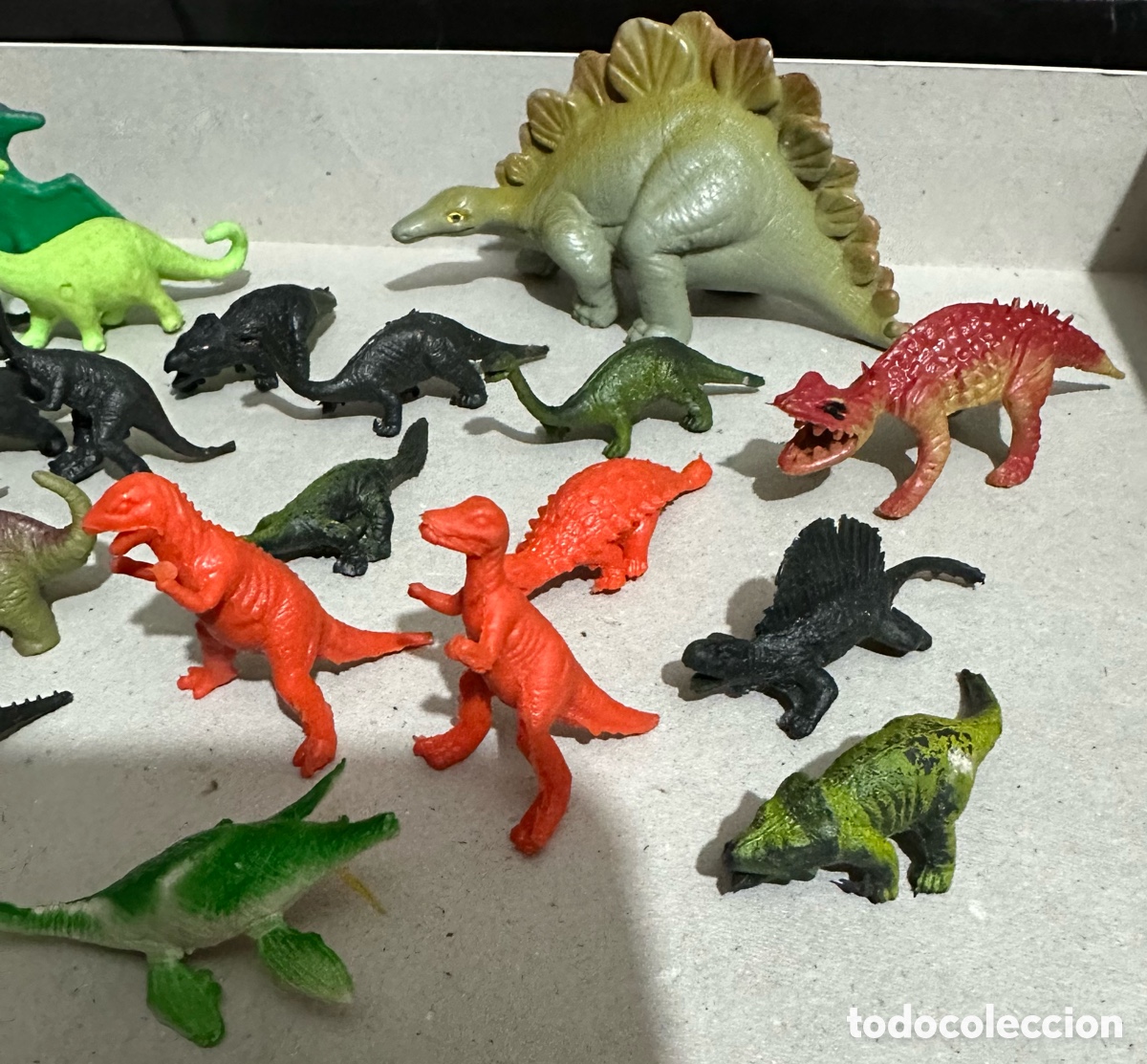Figuras de goma y PVC: Lote de 23 mini dinosaurios. - Foto 4