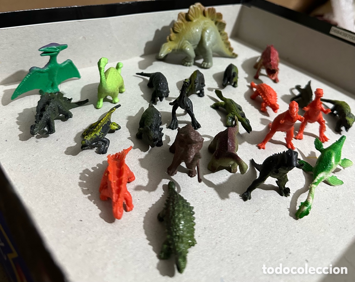 Figuras de goma y PVC: Lote de 23 mini dinosaurios. - Foto 7