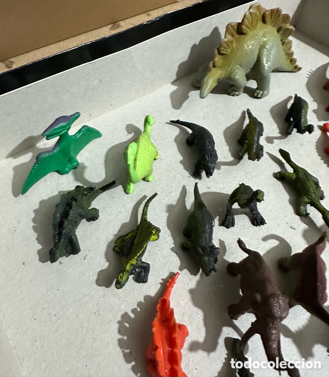 Figuras de goma y PVC: Lote de 23 mini dinosaurios. - Foto 8