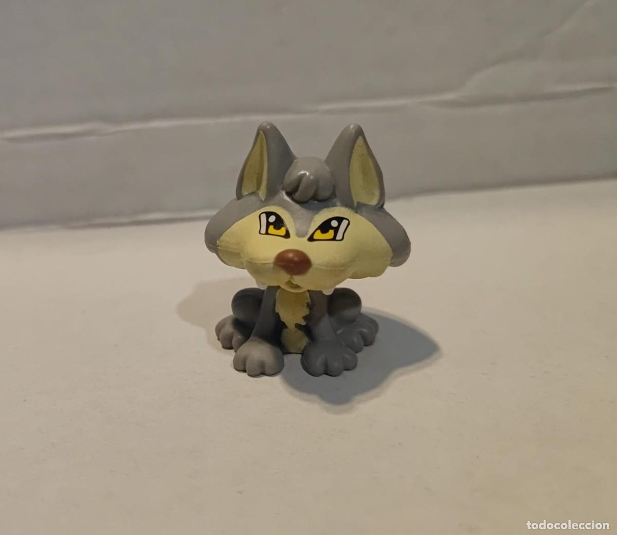 Figuras de Goma y PVC: Figura lobo, mascota de Pinypon - Famosa