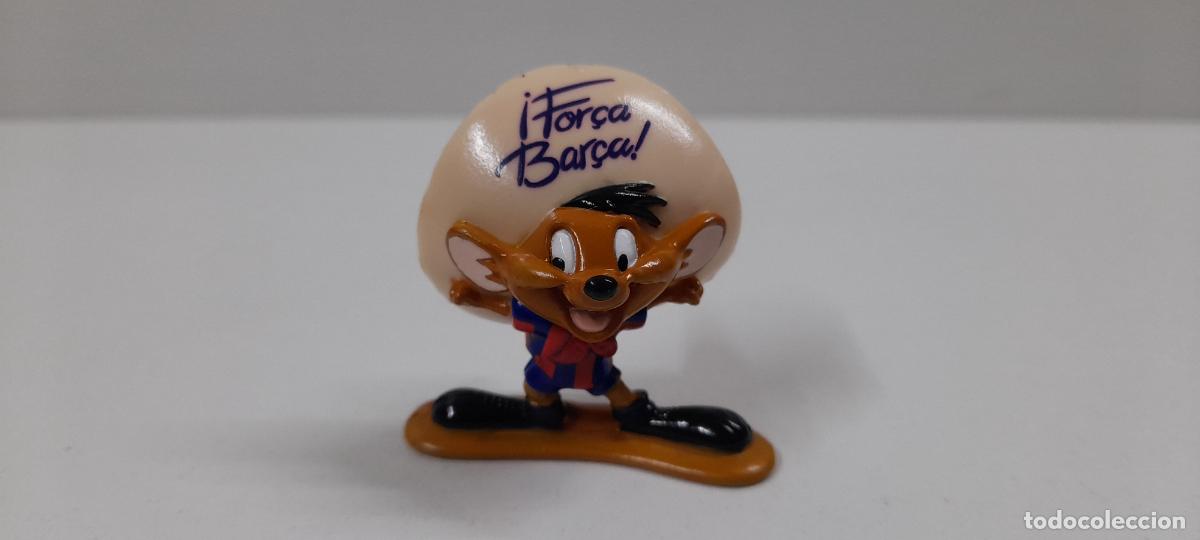 Figuras de Goma y PVC: SPEEDY GONZALES - FUTBOL CLUB BARCELONA . STAR TOYS - WARNER BROS . A&Ntilde;O 1996