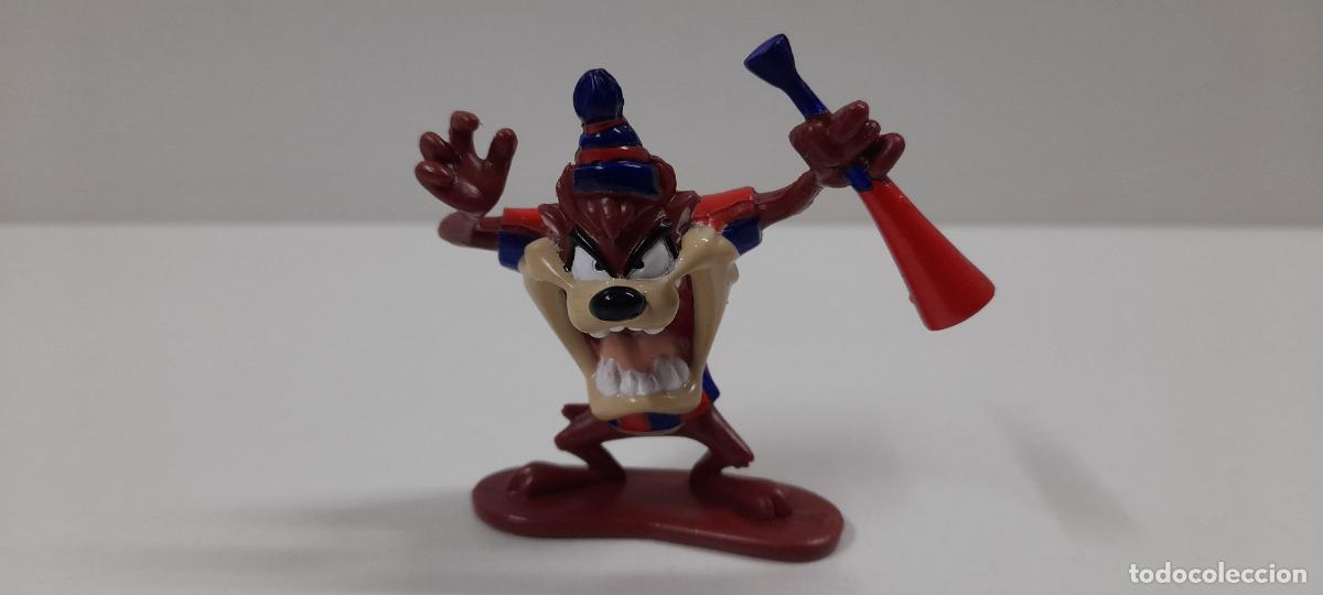 Figuras de Goma y PVC: EL DEMONIO DE TASMANIA - FUTBOL CLUB BARCELONA . STAR TOYS - WARNER BROS . A&Ntilde;O 1996