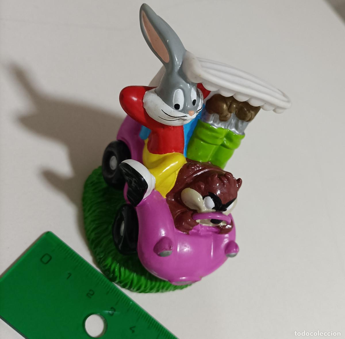Figuras de Goma y PVC: Figura mu&ntilde;eco goma bugs bunny demonio taz tazmania WARNER BROS looney BIP HOLLAND ROOSENDAAl golf