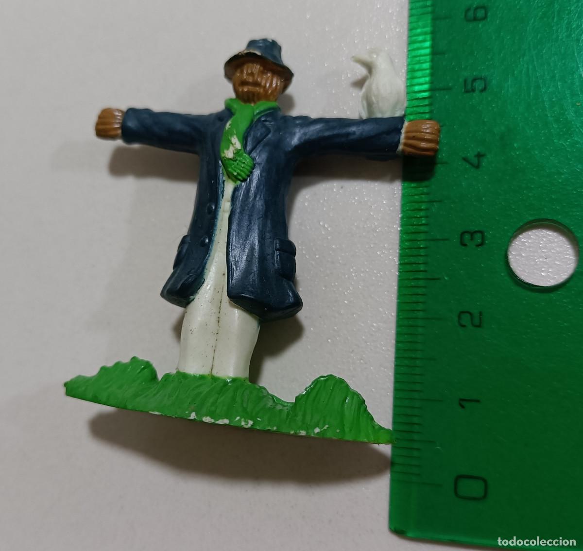 Figuras de Goma y PVC: figura escala humana mu&ntilde;eco humano espantapajaros para diorama granja campo pajaro