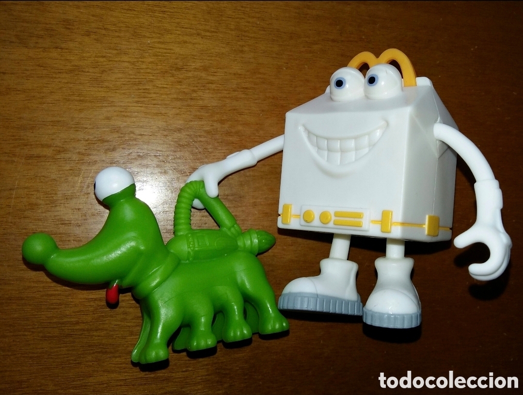 Figuras de Goma y PVC: Figura Happy Meal astronauta con bolso perro caja cajita feliz McDonald's McDonald mu&ntilde;eco colecci&oacute;n